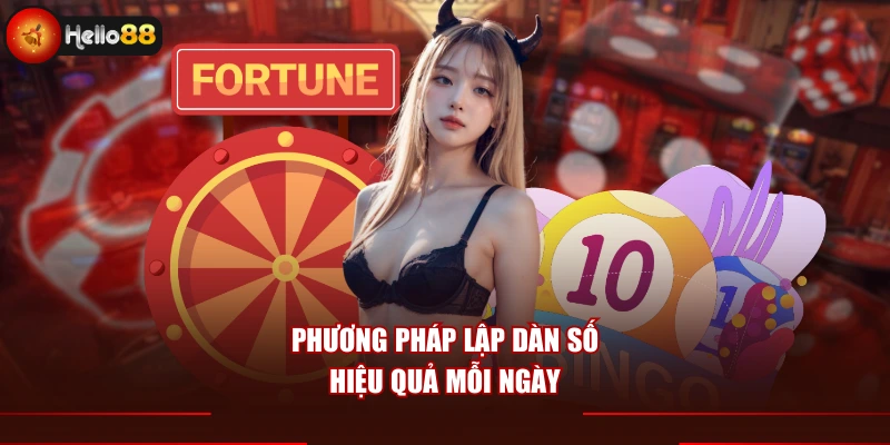 Phương pháp lập dàn số hiệu quả mỗi ngày
