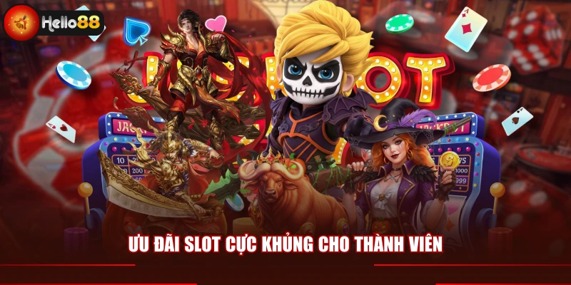 Ưu đãi slot cực khủng cho thành viên